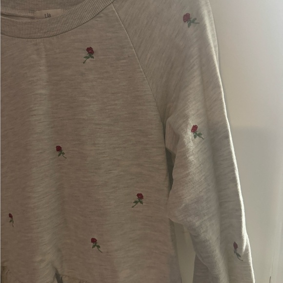 Anthropologie Rosebud Peplum Sweater - Picture 4 of 7